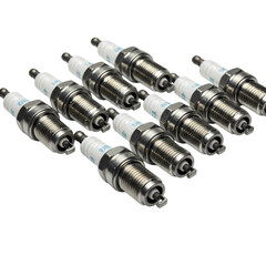 Spark Plugs: A Close-Up View of Eight New Ignition Components