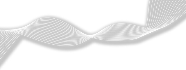 Minimalist abstract background with smooth white wavy lines on a clean light gray-white gradient.Soft, flowing curves with calm motion and modern elegance. Professional, and minimal aesthetic designs.