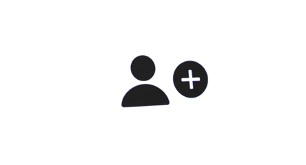 Add User Icon Simple, Clean UI Element for Website App Design