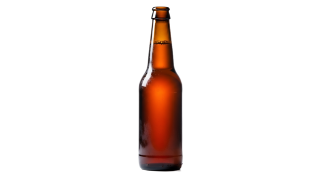 Amber Beer Bottle Mockup Perfect for Craft Brewery Branding