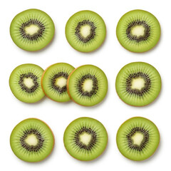 Fototapeta premium slices of kiwi