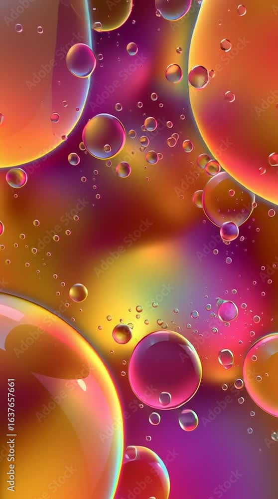 Poster abstract fluidic symphony: a vibrant display of color and light dances, showcasing a captivating ble