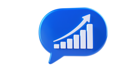 Boost Your Business Upward Trend Growth Communication Icon