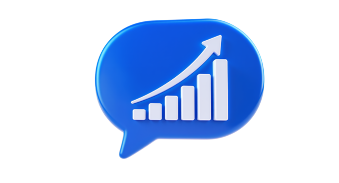Boost Your Business Upward Trend Growth Communication Icon