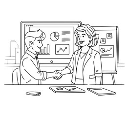 Female Manager Welcoming New Employee at Team Meeting