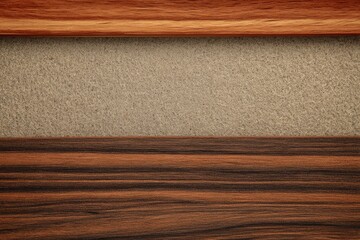 Vintage wood wall banner