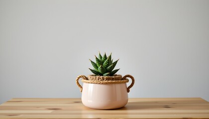 Decorative Succulent Woven Basket Planter