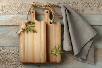 Wooden boards banner