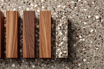 Wooden boards banner