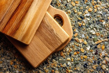 Wooden boards banner