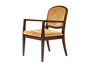 Minimalist Office Chair Isolated on White