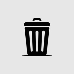 vector trash can icon