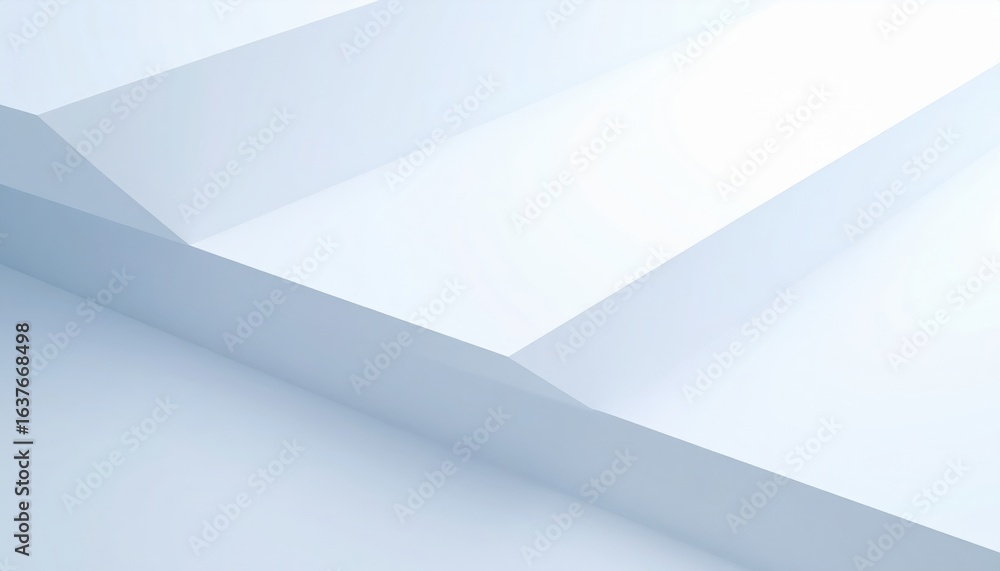Poster dynamic abstract layers creating depth effects in a modern digital art environment