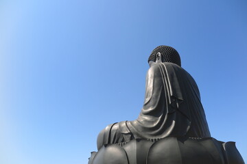後ろ姿の大仏様の風景1