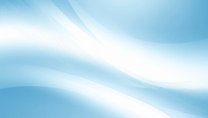 Obraz premium Flowing blue abstract waves digital art fluid background contemporary design dynamic perspective serenity and calmness