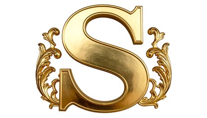 Ornate golden letter S (1)