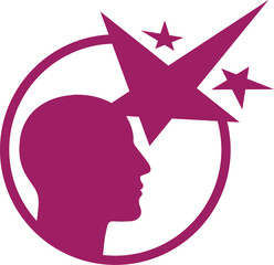 Abstract ilustration head vecktor. ilustracon de arte abstracto. 