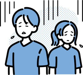 疲れた医師のイラスト