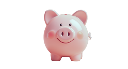 Happy Piggy Bank Save Money, Reach Your Goals