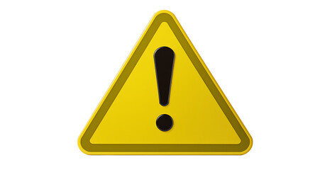 High-Impact Warning Sign Attention-Grabbing Alert Symbol for Safety Risk Communication