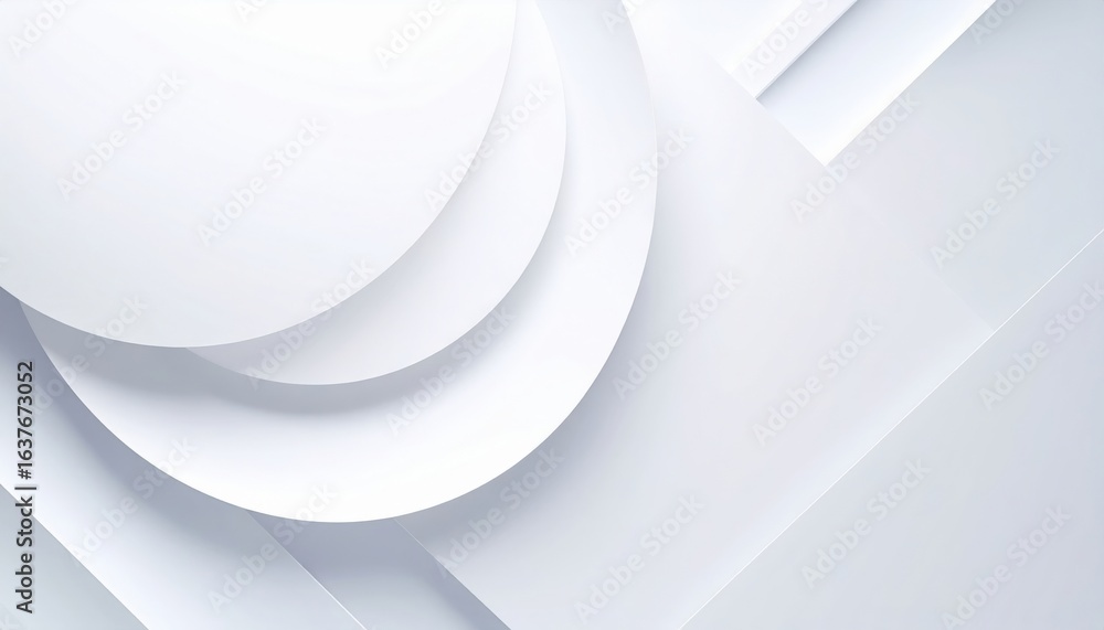 Poster abstract geometric design elements digital space graphic art minimalist environment top-down view mo