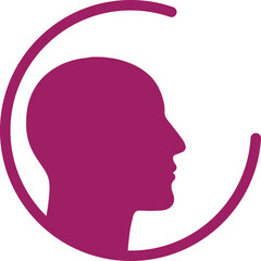 Abstract ilustration head vecktor.