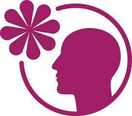 Abstract ilustration head vecktor.