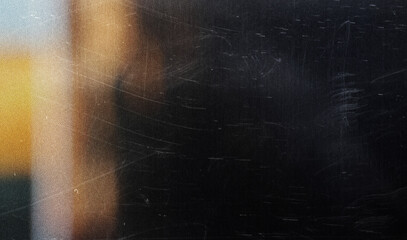 Abstract background. Yellow and black background with blur effect.