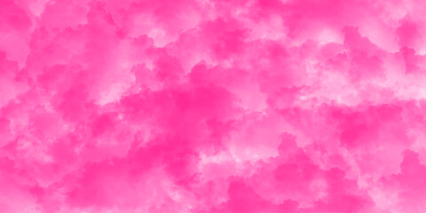 Fototapeta premium Blush Mist Cloudscape Texture. Pink Dream Fog Background. Soft Pink Cloudy Texture Background. Dreamy Pastel Sky Effect