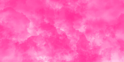 Fototapeta premium Blush Mist Cloudscape Texture. Pink Dream Fog Background. Soft Pink Cloudy Texture Background. Dreamy Pastel Sky Effect