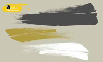 Black ink style of splashes, grunge paint Brush strokes element, black ink brush points,Dirty artistic grungeeps