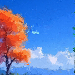 Various oil paintings, lotus flowers, roses, peonies, lakes, strawberries, wheat ears, waterfalls, boats