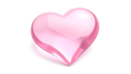 Pink heart-shaped gem