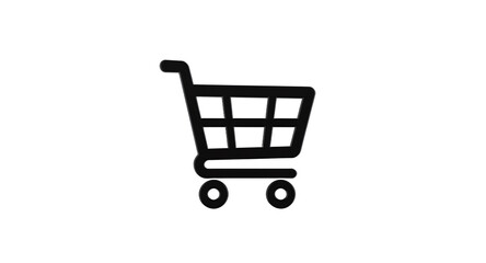 Shopping Cart Icon High-Quality Vector Graphics for Ecommerce