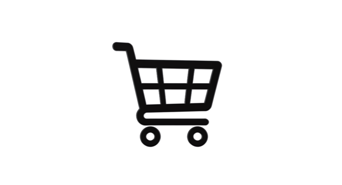 Shopping Cart Icon High-Quality Vector Graphics for Ecommerce - Powered by Adobe