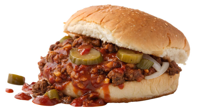 PNG HD Sloppy joe isolated on white background