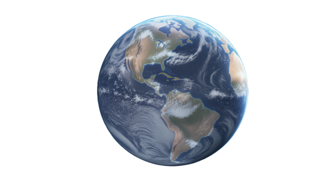Stunning High-Resolution Earth Image Global View of Continents Oceans