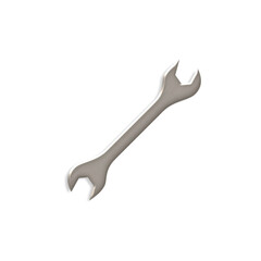 wrench isolated on white background