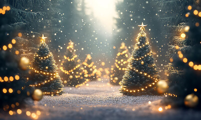 Christmas and New Year background with festive decorations, snowflakes, and holiday-themed elements. Ideal for greeting cards, invitations, and seasonal designs.