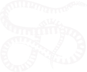 abstract illustration snake silhouette. Illustration of shape as an example of snake design. Diseño abstracto de serpiente en color blanco, negro y guinda. PNG. VEXTOREN. JPG