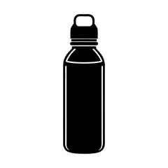 vector illustration on water bottle white background  