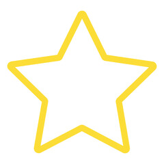 Star icon vector symbol illustration. star icon vector on a white background. star icon, black symbol, star vector sign.