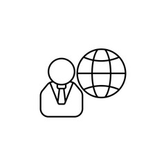 Icon a business, isolated against a clean background.