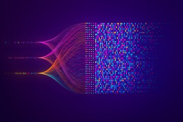 Neural Flow: A Visual Symphony of Machine Learning and Intelligent Data Transformation
