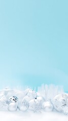 Winter wonderland festive Christmas decorations display