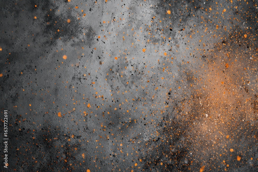 Aufkleber dynamic explosion of colors and textures creates an abstract art piece in a dark environment with sp