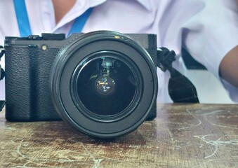 man with camera