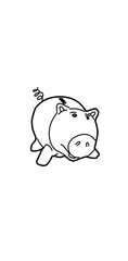 piggy bank illustration