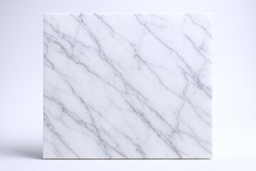 Elegant White Marble Square Tile with Gray Veins for Interior Design and Architectural Applications
