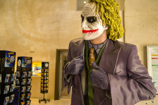 Paris France , 08 08 2025 ; DC Comics  statue and figurine, The Joker